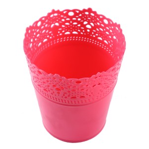 Dekoration Vase Aus Plastik Pink 1 Stück